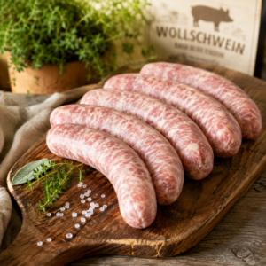 Bio-Wollschwein Bratwürste